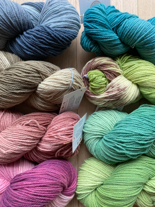 NEU Bunte Regionale Merinowolle (handgefärbt) - 4. Kollektion