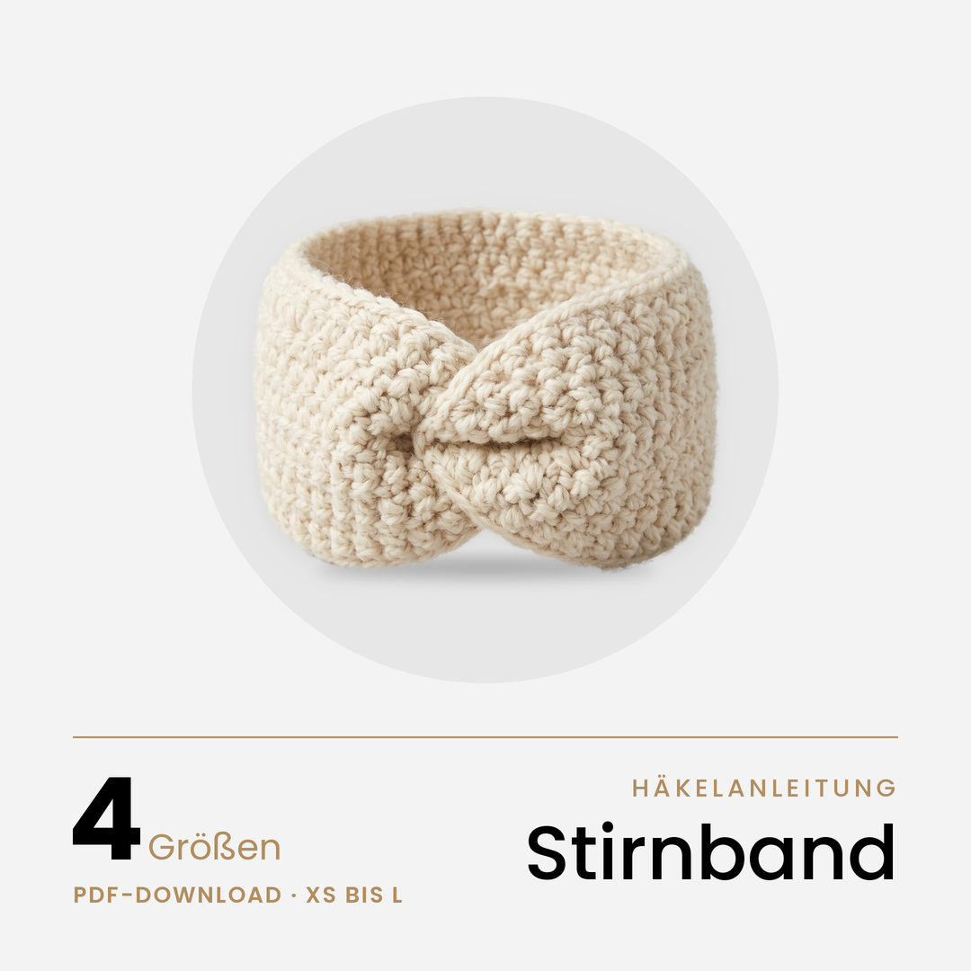 Häkelanleitung Stirnband „Snowflakes" (PDF-Download)