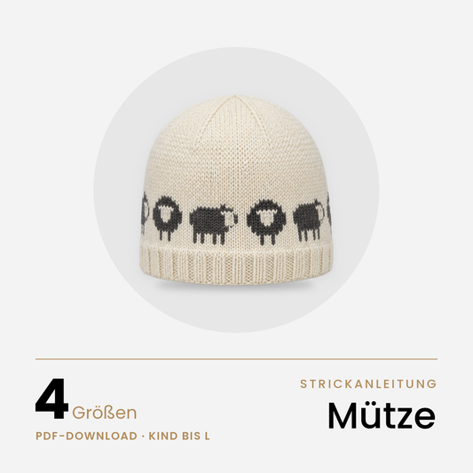 Strickanleitung „Mäh-Mütze" (PDF-Download)