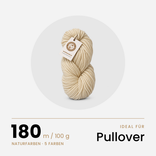 Regionale Merinowolle Natur (180m/100g)