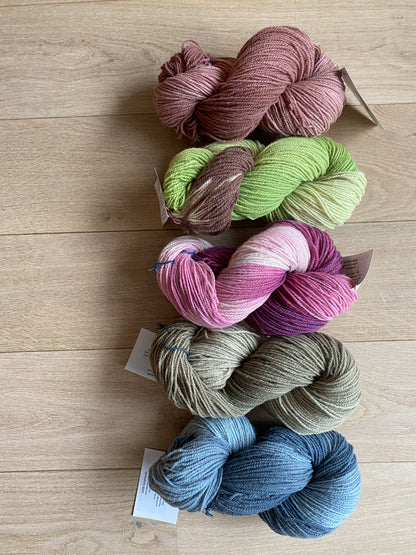 Bunte regionale Sockenwolle - 300m/100g