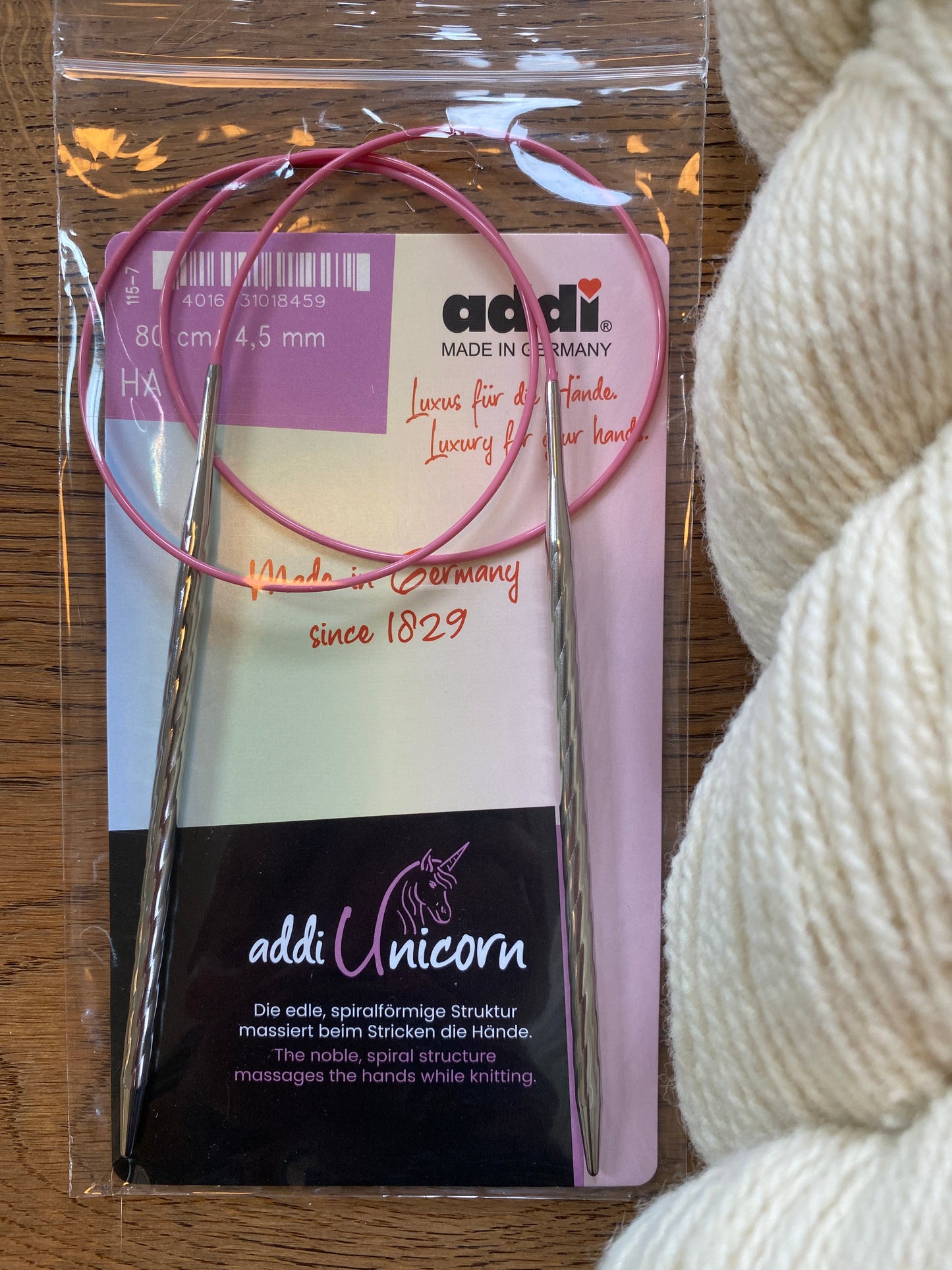 Addi Unicorn Rundstricknadel - 80 cm